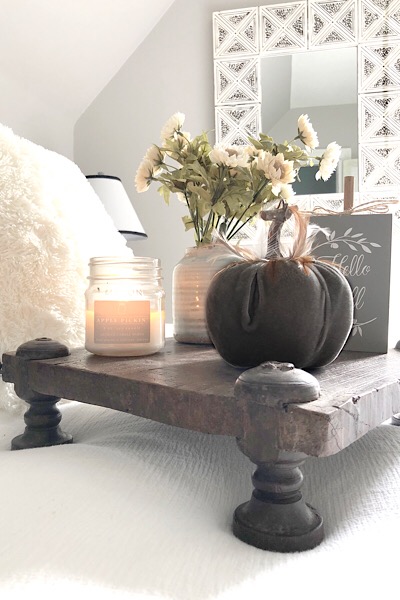 fall decor - guest bedroom decor for the fall