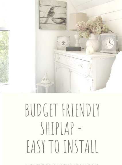 Budget Friendly Shiplap – Easy to Install