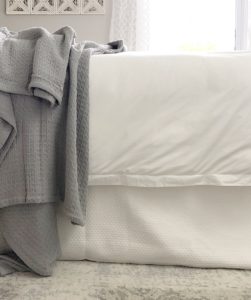 Simple Christmas guest room with The Company Store