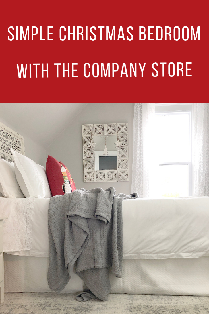 Simple Christmas Bedroom with The Company Store