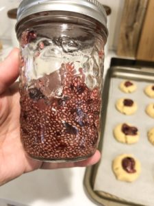 Cherry Chia Jam keto and gluten free