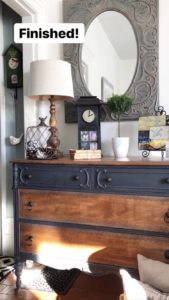 painted dresser