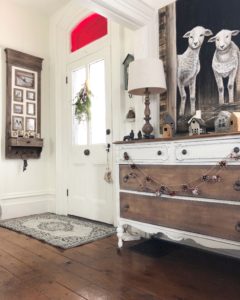 Home Made Chalk painted dresser