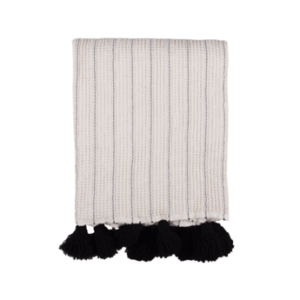 Olive and Linen Harper Throw
