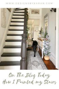 Painted Stairs - Before and After