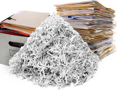 Time to purge - shred all those confidential papers and recycle.