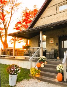 fall porch