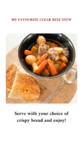 Easy Beef Stew to warm you up during the cold winter months.