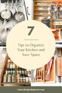 7 Tips to an organized kithen