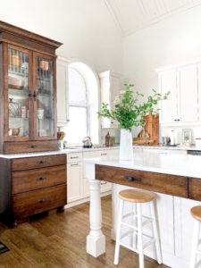 Space saving organization made this space pretty and functional.