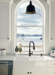 Double fireclay apron sink